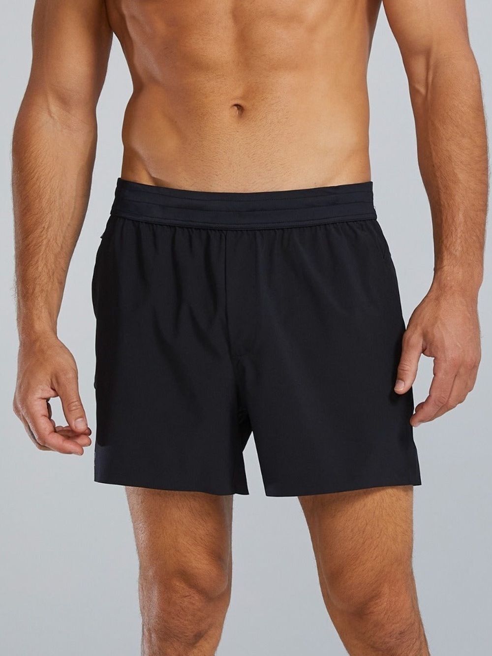 (B5) TYR Men's High Performance Short Sports Trousers with Integrated Lycra,Sz M